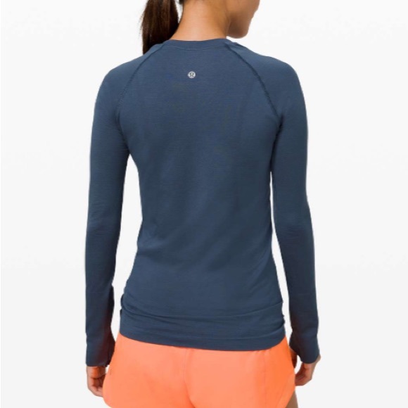 Swiftly Tech Long-Sleeve Shirt 2.0 Iron Blue - Picture 3 of 13